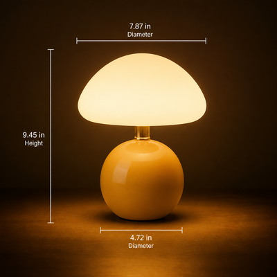 Minimalist LED Moon-Shaped Table Lamp