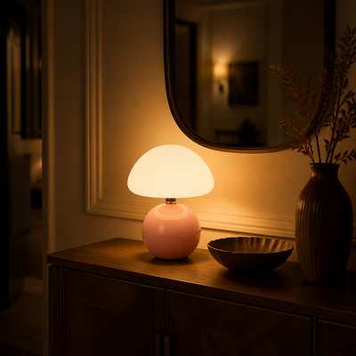 Minimalist LED Moon-Shaped Table Lamp