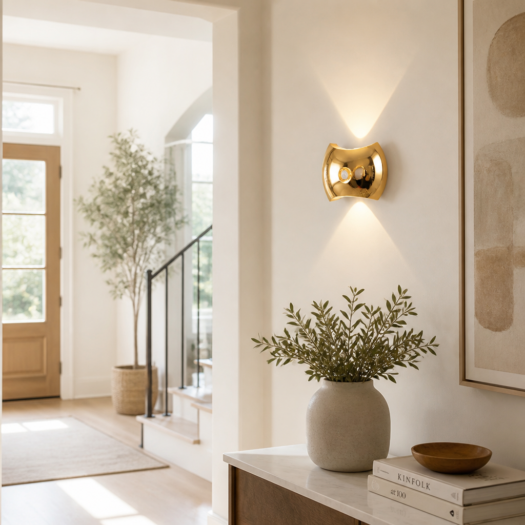 Minimalist LED Motion-Sensing Wall Sconce