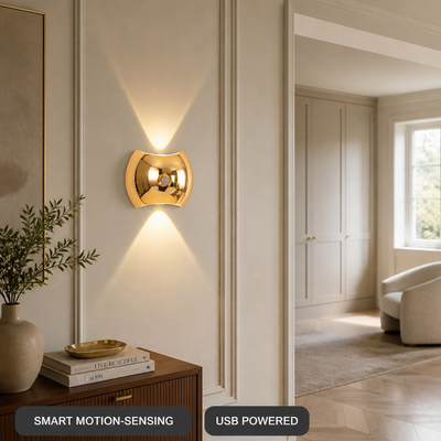 Minimalist LED Motion-Sensing Wall Sconce