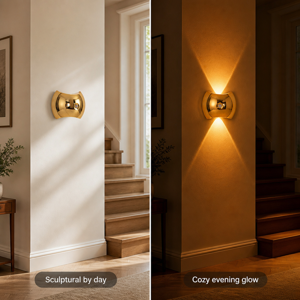 Minimalist LED Motion-Sensing Wall Sconce