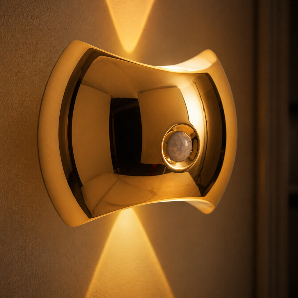 Minimalist LED Motion-Sensing Wall Sconce