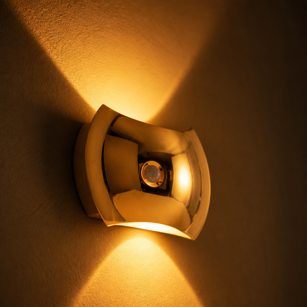 Minimalist LED Motion-Sensing Wall Sconce