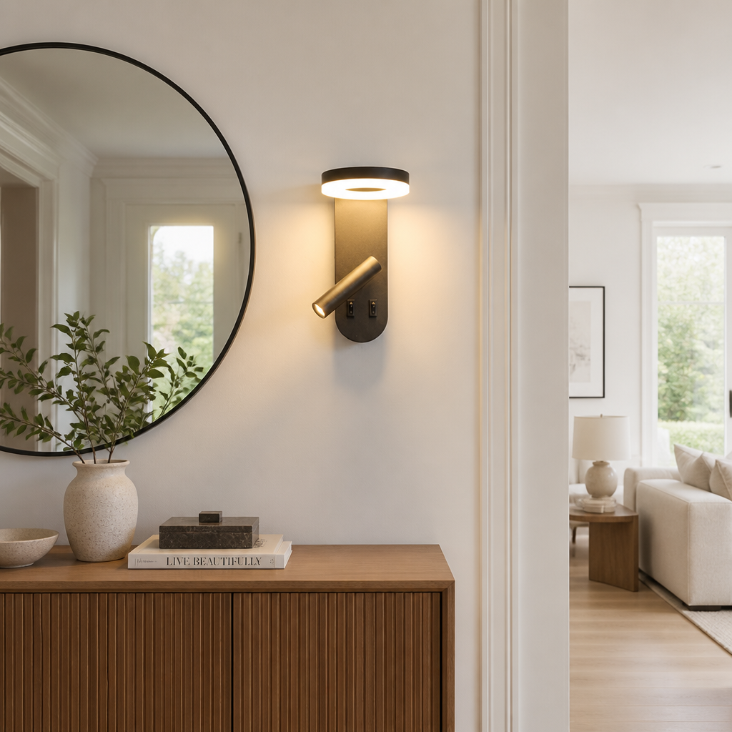 Minimalist LED Rotatable Wall Sconce