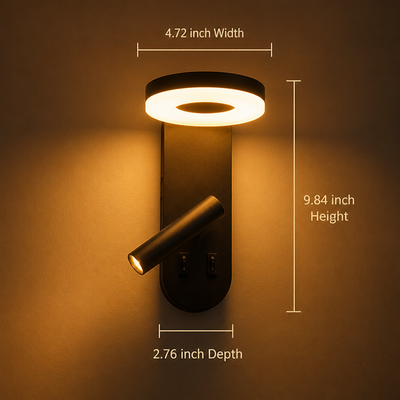 Minimalist LED Rotatable Wall Sconce