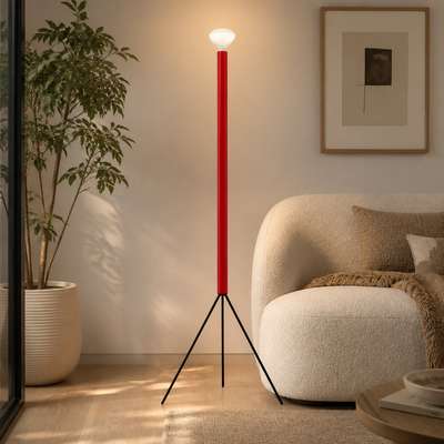 Minimalist LED Round Floor Lamp