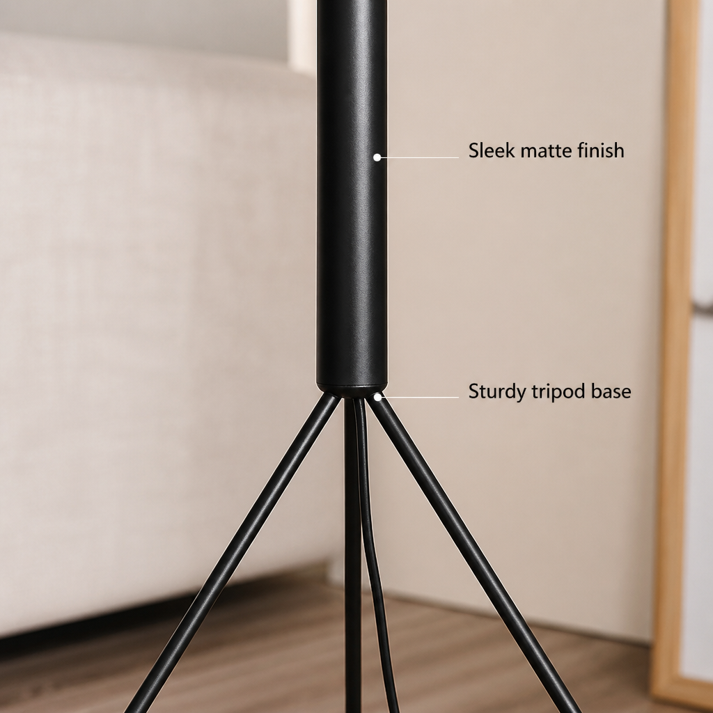 Minimalist LED Round Floor Lamp