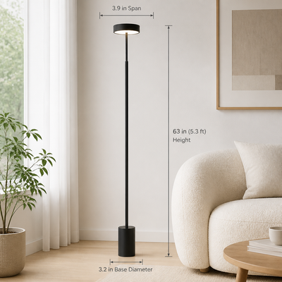 Minimalist LED Slim Floor Lamp