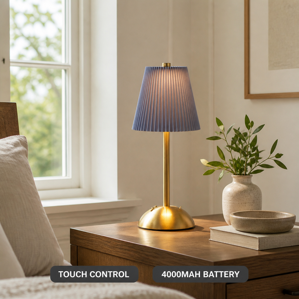 Minimalist LED Touch Table Lamp
