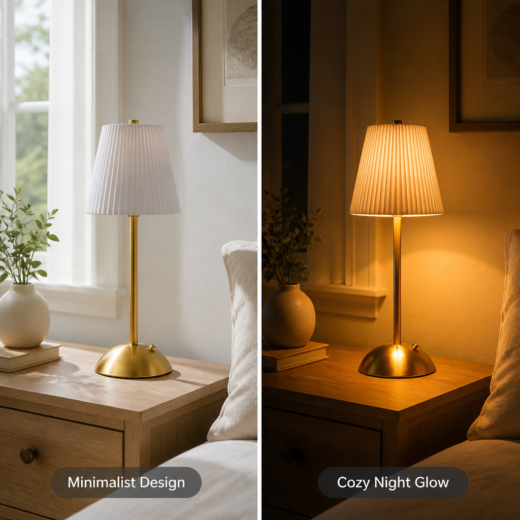 Minimalist LED Touch Table Lamp