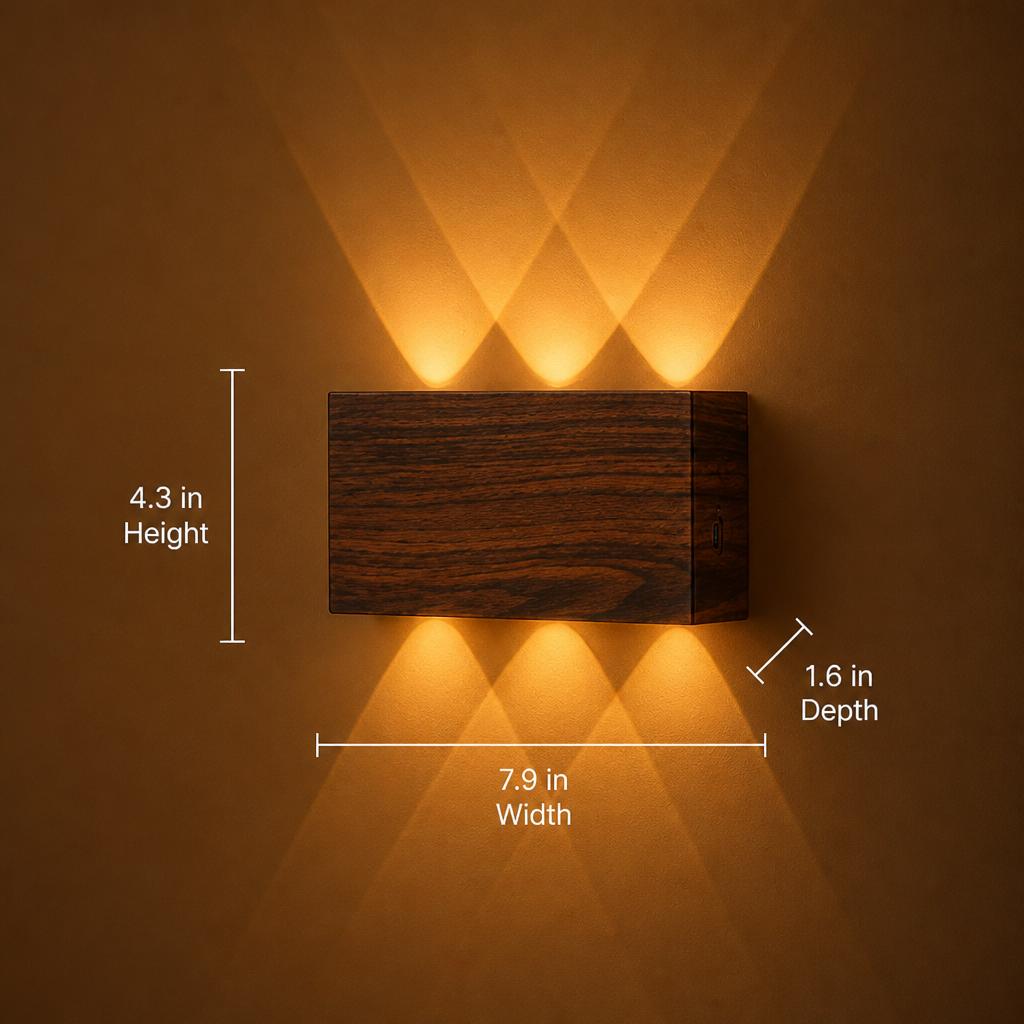 Minimalist LED Touch Wall Sconce