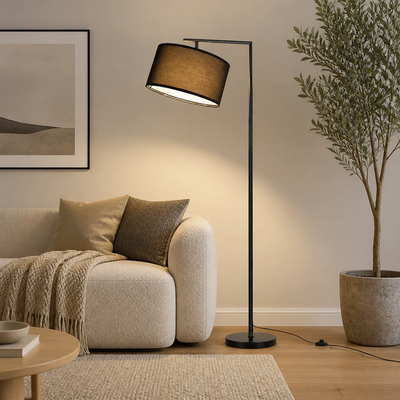 Minimalist Marble Arc Floor Lamp