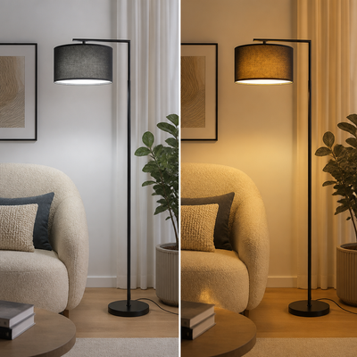 Minimalist Marble Arc Floor Lamp