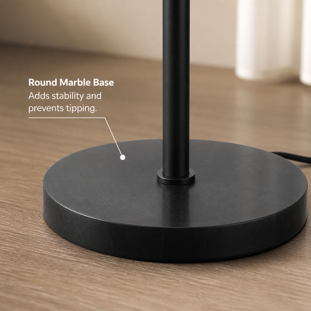 Minimalist Marble Arc Floor Lamp