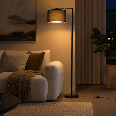 Minimalist Marble Arc Floor Lamp