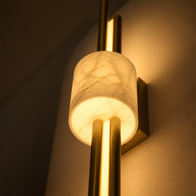 Minimalist Marble LED Wall Sconce