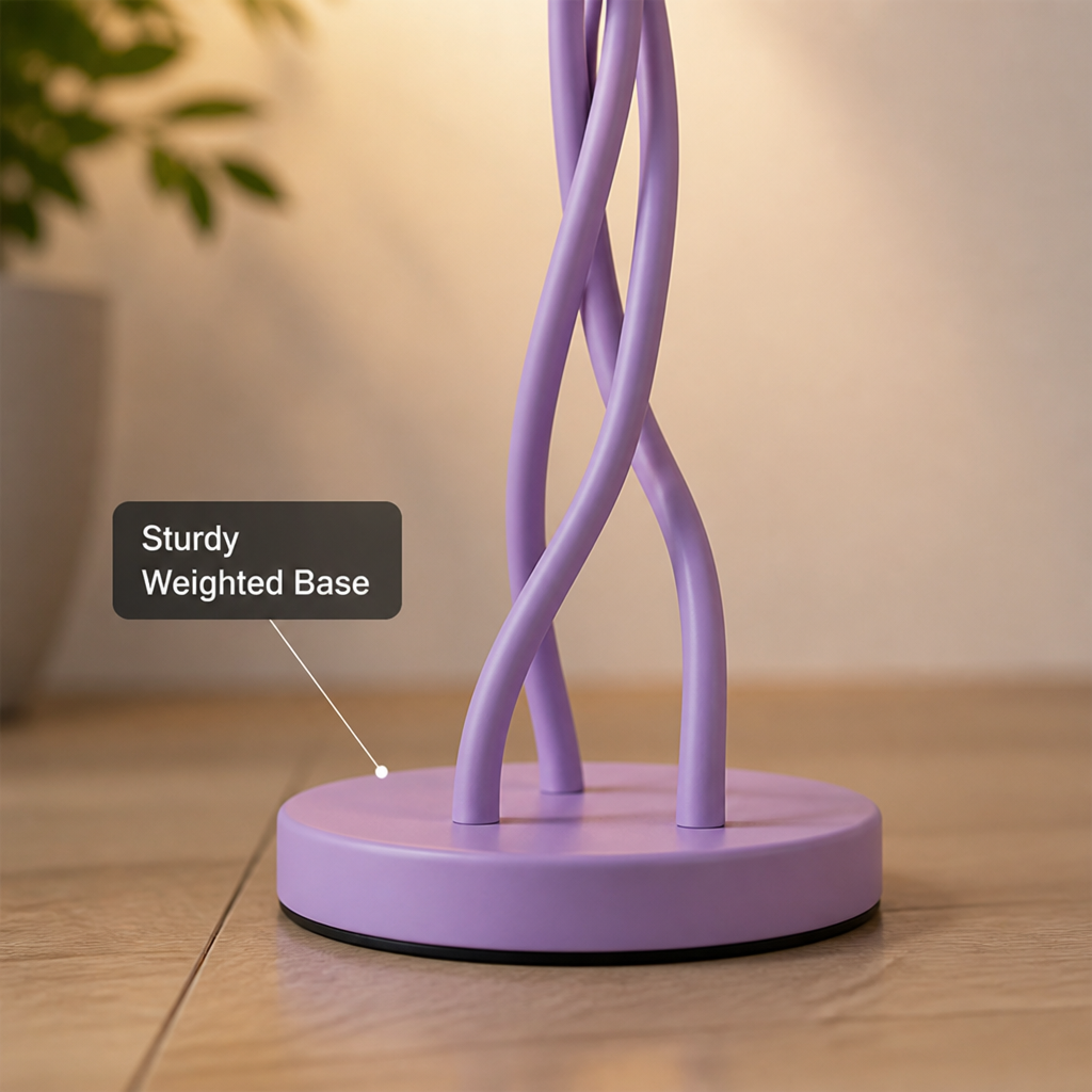 Minimalist Metal Flower-Shaped Floor Lamp