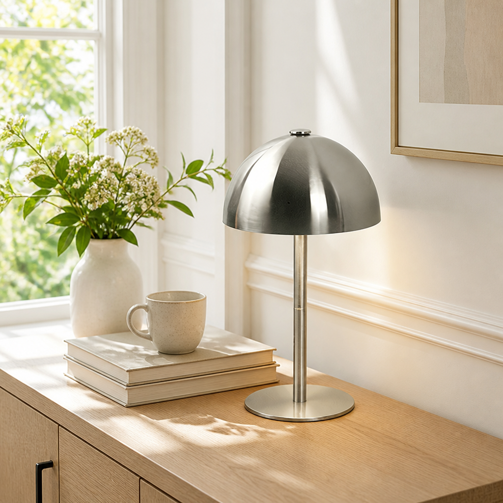 Minimalist Metal LED Adjustable Desk Lamp