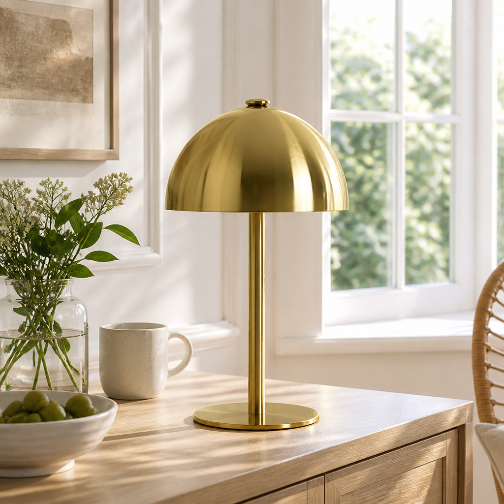 Minimalist Metal LED Adjustable Desk Lamp