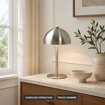 Minimalist Metal LED Adjustable Desk Lamp