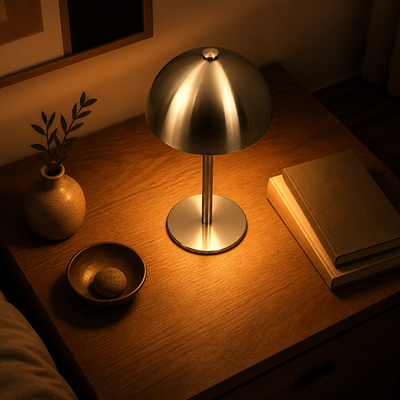 Minimalist Metal LED Adjustable Desk Lamp