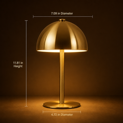 Minimalist Metal LED Adjustable Desk Lamp