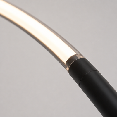Minimalist Metal LED Arc Floor Lamp