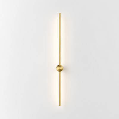 Minimalist Metal LED Linear Wall Sconce