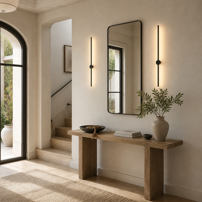Minimalist Metal LED Linear Wall Sconce