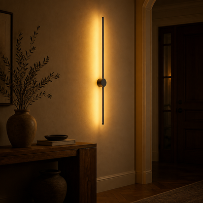 Minimalist Metal LED Linear Wall Sconce