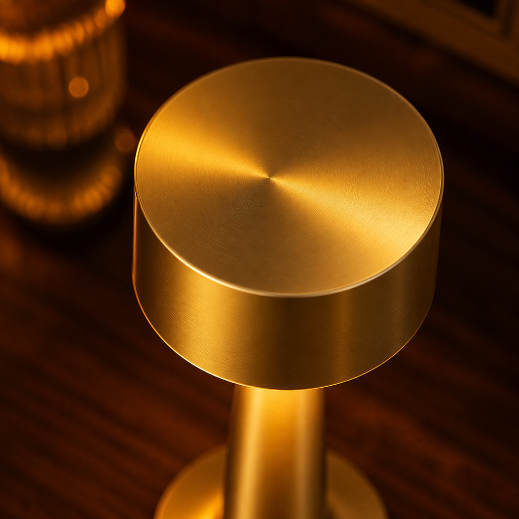 Minimalist Metal LED Touch Control Desk Lamp
