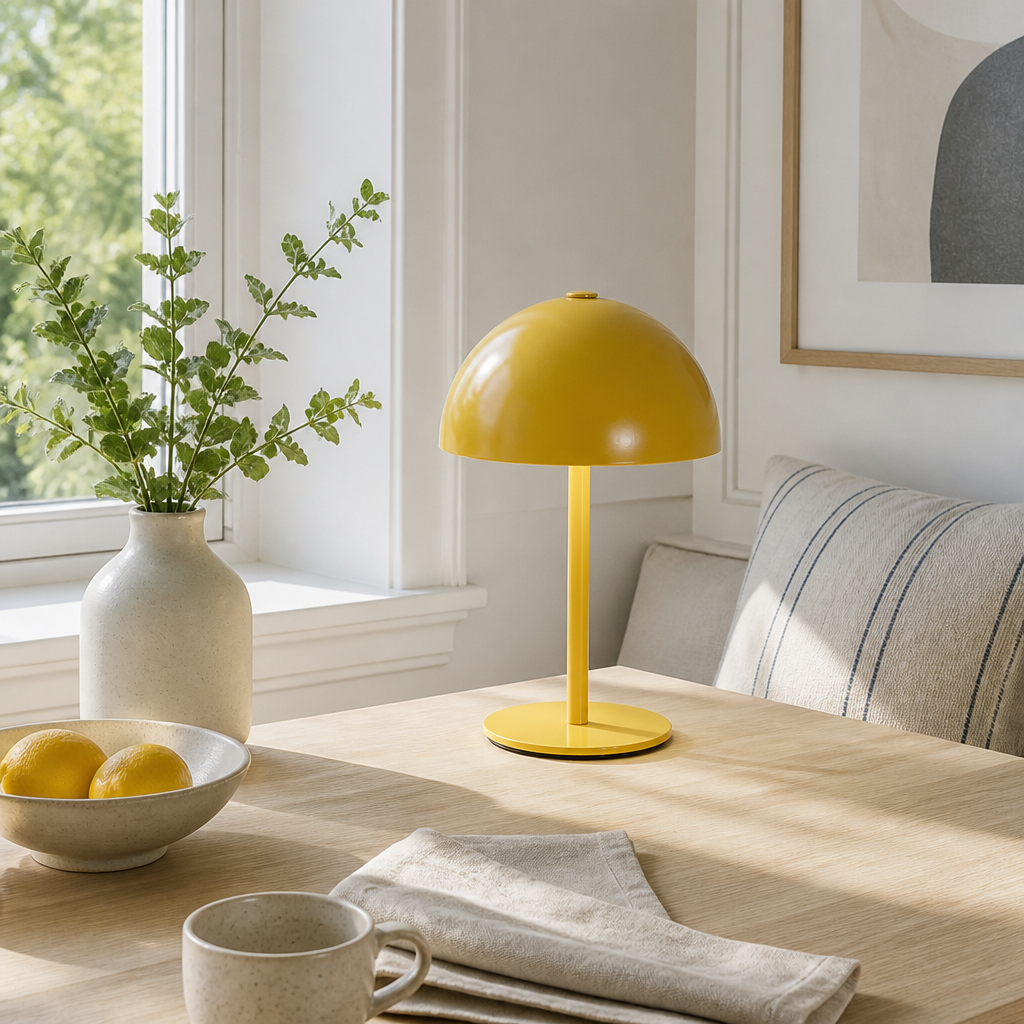 Minimalist Metal LED Touch Desk Lamp