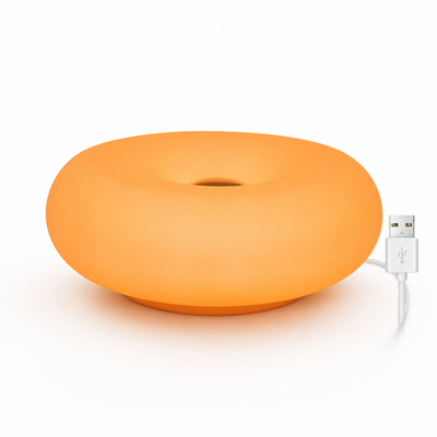 Minimalist Plastic Ring LED Table Lamp