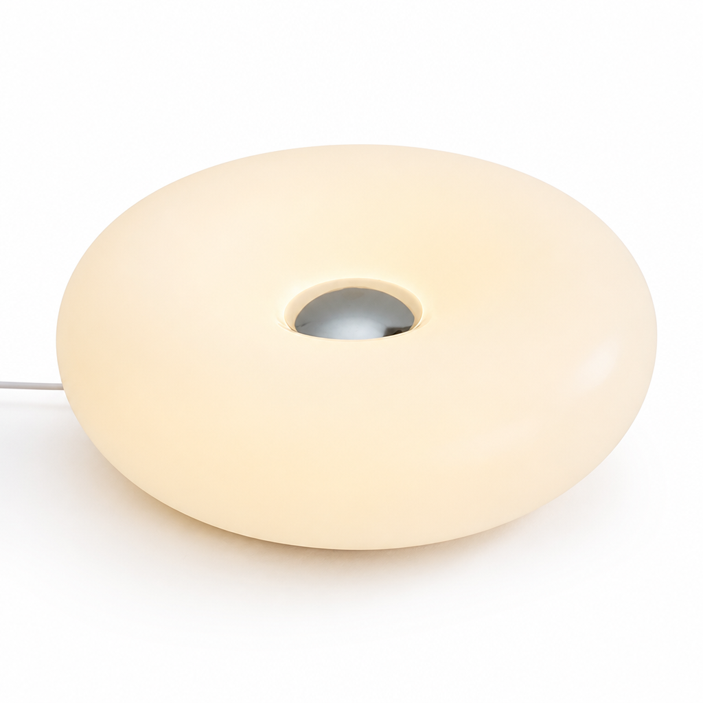 Minimalist Plastic Ring LED Table Lamp