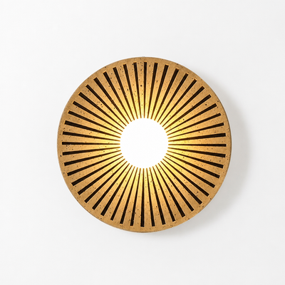 Minimalist Resin LED Half-Moon Wall Sconce