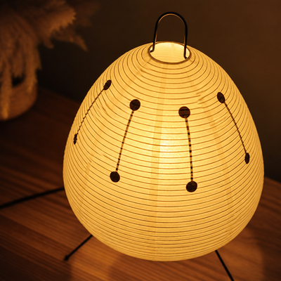 Minimalist Rice Paper LED Table Lamp
