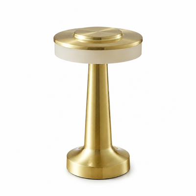Minimalist Rose Gold LED Touch Table Lamp