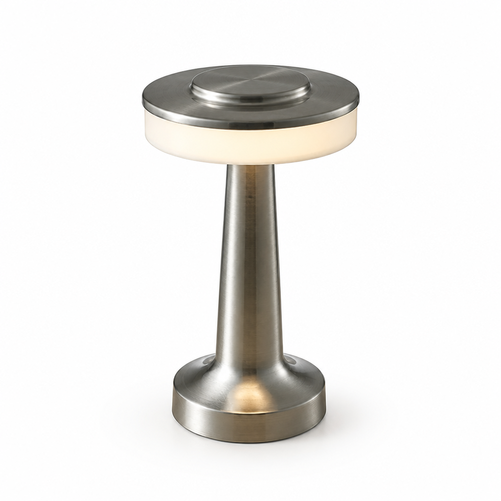 Minimalist Rose Gold LED Touch Table Lamp