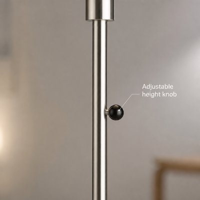 Minimalist Silver Floor Lamp