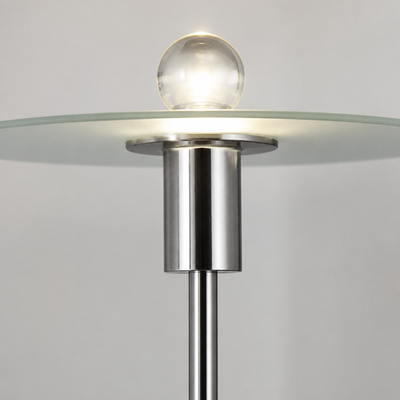 Minimalist Silver Floor Lamp