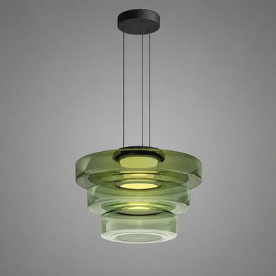 Minimalist Three-Layer Pendant Light
