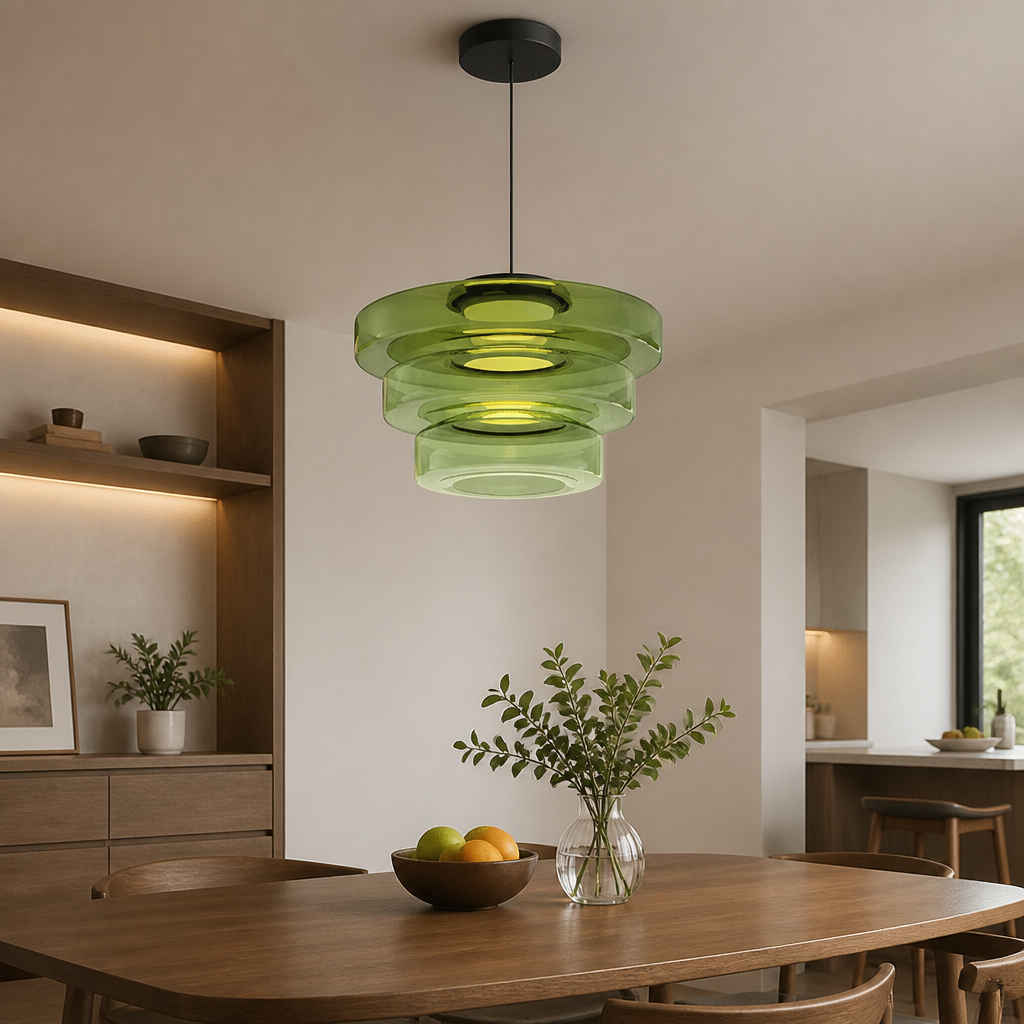Minimalist Three-Layer Pendant Light