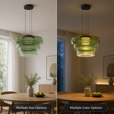 Minimalist Three-Layer Pendant Light
