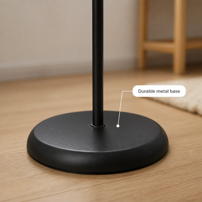 Minimalist Titanium Opal Globe Floor Lamp