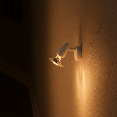 Minimalist White Adjustable Wall Sconce