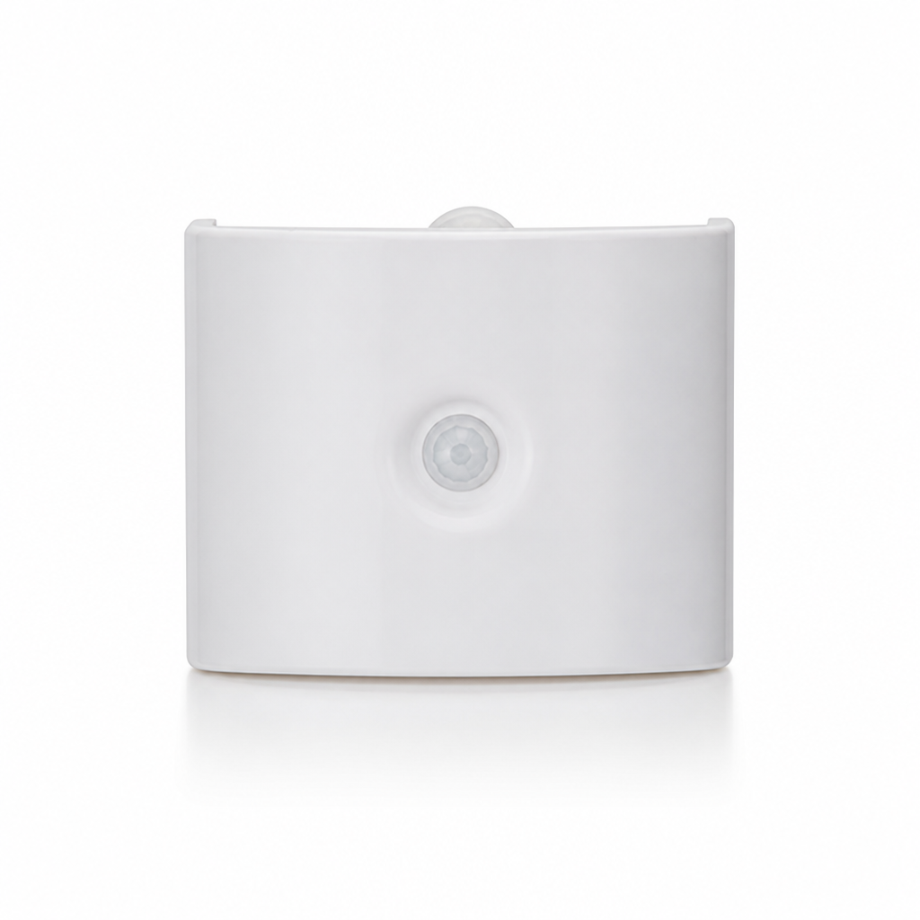 Minimalist White LED Motion Sensor Night Light