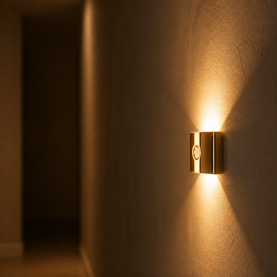 Minimalist White LED Motion Sensor Night Light