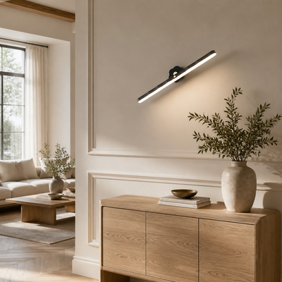 Minimalist Wood Grain Magnetic LED Strip