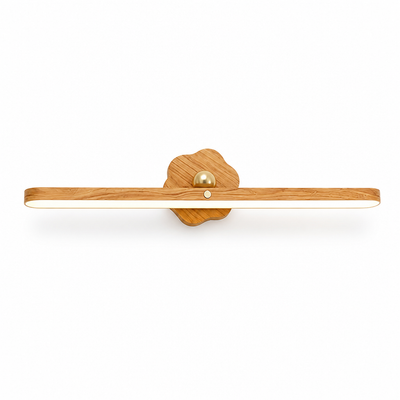 Minimalist Wood Grain Magnetic LED Strip