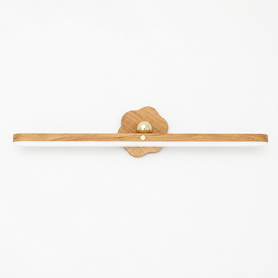 Minimalist Wood Grain Magnetic LED Strip